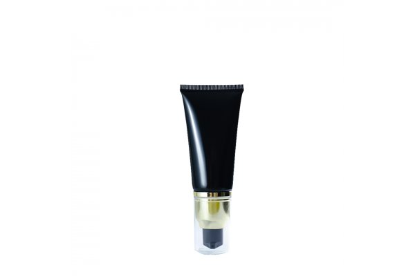 Bisnaga Preta Tube Pump Dourada 30ml