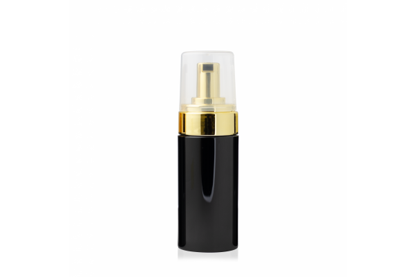 Espumador Preto com Válvula Dourada 100ml