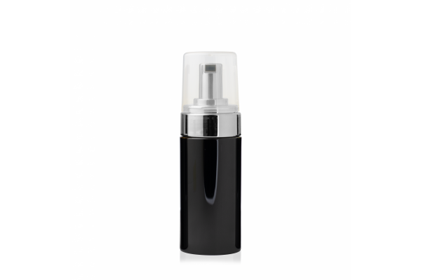 Espumador Preto com Válvula Prata 100ml