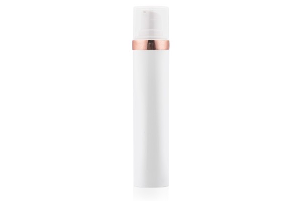 Frasco Airless MEG Branco com Friso Rosé 50ml