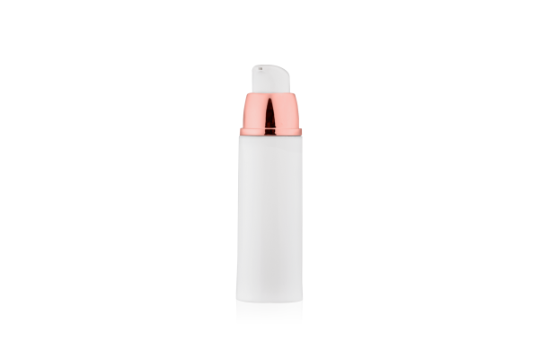 Frasco Airless PTG Branco com Rosê 30ml