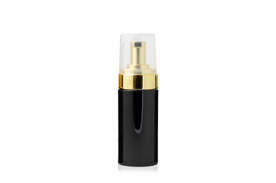 Espumador Preto com Válvula Dourada 100ml