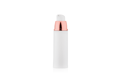 Frasco Airless PTG Branco com Rosê 30ml