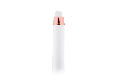 Frasco Airless PTG Branco com Rosê 50ml