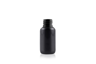 Frasco PET Vepakum Curve Preto 30ml