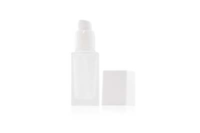 Frasco Vidro Dosador Prisma Branco 30ml