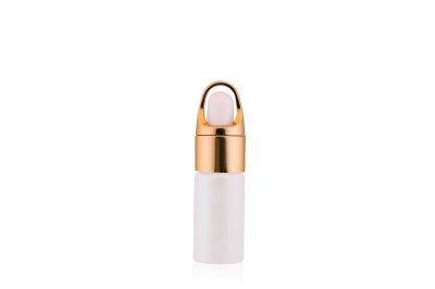 Gotejador Ática Branco e Dourado 10ml